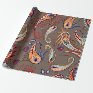 Elegant pattern. paisley illustration.  wrapping paper