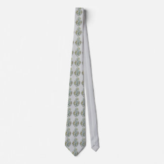 Elegant Patterned Green Colorway Tie