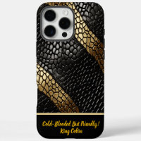 Elegant patterns of a black and gold snake skin