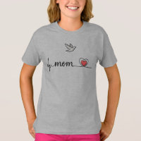 Elegant Peace Dove Mum Heartbeat - Custom Baby Bod