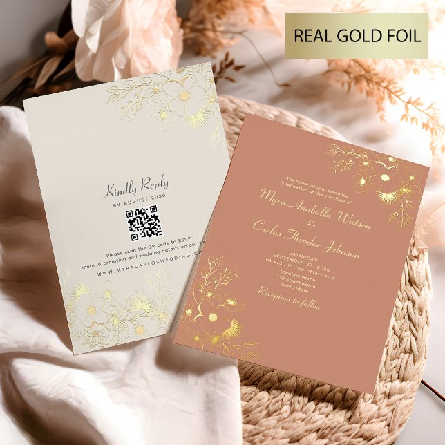 Elegant Peach and Gold Wedding (Creator Uploaded)