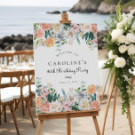Elegant Peach Floral Leaf 90th Birthday Party Sign<br><div class="desc">Celebrate a remarkable milestone with our Elegant Peach Floral Leaf 90th Birthday Party Welcome Sign. This beautifully designed sign is the perfect addition to any 90th birthday celebration,  offering a warm and stylish greeting to guests as they arrive.</div>