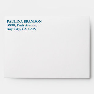 Elegant Peacock Designed Wedding  Envelope