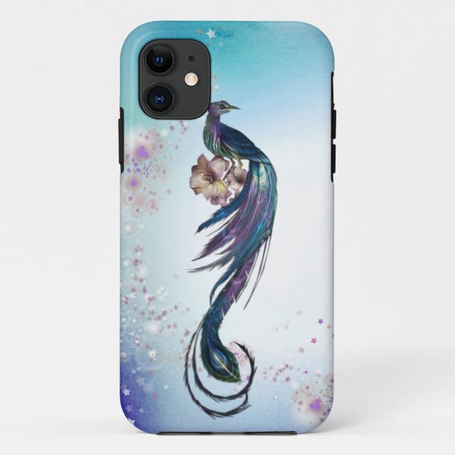 Elegant Peacock Fantasy Art iPhone 5 Case (Back)