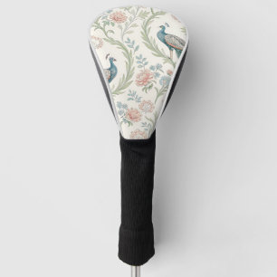 Elegant Peacock Floral Vintage (1) Golf Head Cover