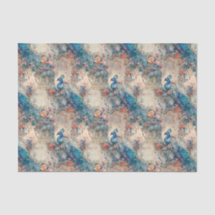 Elegant Peacock Tissue Paper