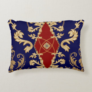 Elegant Pear Fruits: Vintage Seamless Decorative Cushion