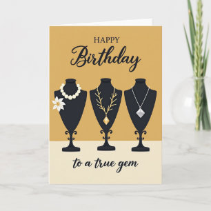 Elegant Pearlescent Birthday Card