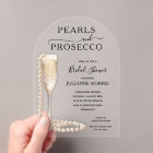 Elegant Pearls and Prosecco Bridal Shower