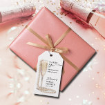 Elegant Pearls and Prosecco Bridal Shower Gift Tags<br><div class="desc">These Pearls and Prosecco gift tags add a touch of elegance to any bridal shower favour or present. The tags feature pearls draped from a champagne glass,  a perfect design for your brunch and bubbly bridal shower. MATCHING items in our collection.</div>