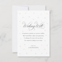 Elegant Pearls Wishing Well Card