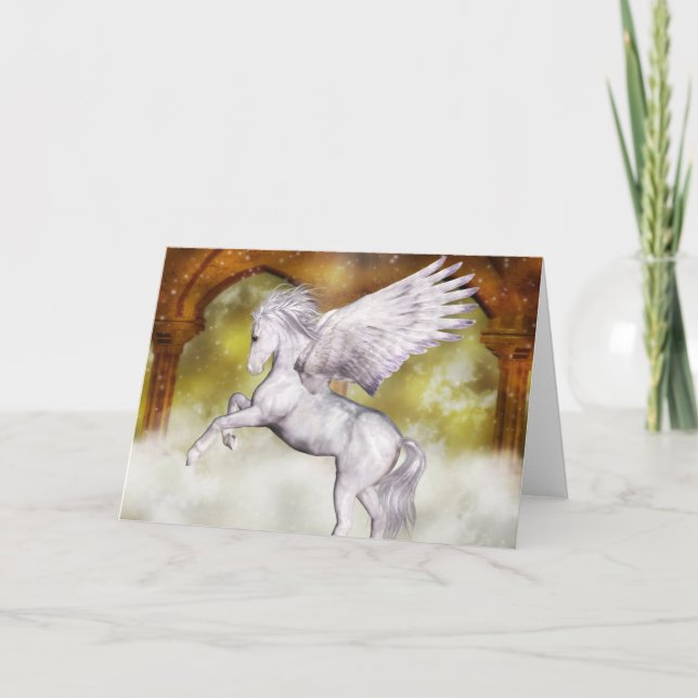 Elegant Pegasus Card (Front)