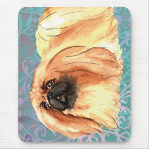 Elegant Pekingese Mouse Mat