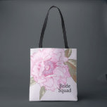 Elegant Peony Flower Floral Wedding Personalised Tote Bag<br><div class="desc">An elegant gift for the newlyweds. Email me @ JMR_Designs@yahoo.com if you need assistance or have any special request.</div>