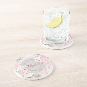 Elegant Peony Flowers Grandparents We'd Pick You Coaster