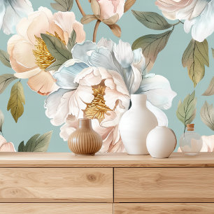 Elegant Peony Seamless Pattern   Wallpaper