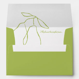Elegant Perfect Pear Bridal Shower Envelope