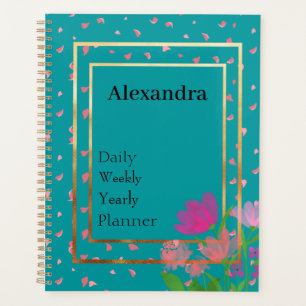 Elegant personalise Alexandra daily weekly yearly Planner
