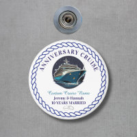Elegant Personalised Anniversary Cruise Cabin Door