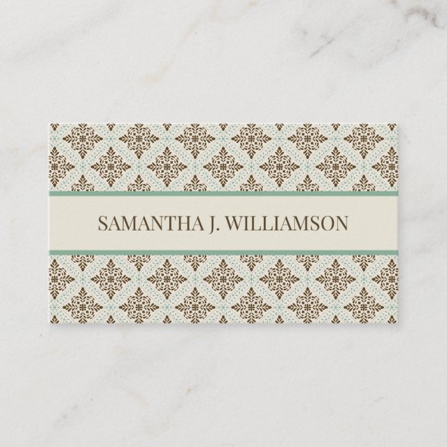 Elegant Personalised Calling Cards (Front)