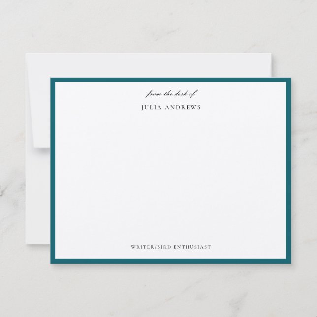 Elegant personalised  card (Front)
