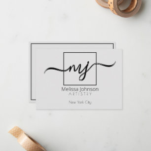 Elegant personalised card