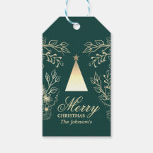 Elegant Personalised Christmas Gift Tags