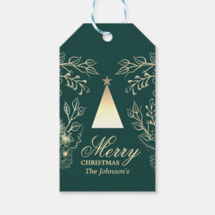 Elegant Personalised Christmas Gift Tags