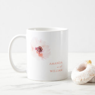 Elegant Personalised Coffee Mug – Watercolor