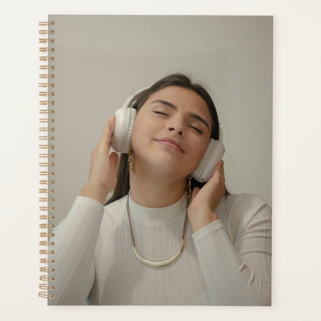 Elegant Personalised Custom Photo Planner (Front)