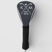Elegant personalised golf club monogram design