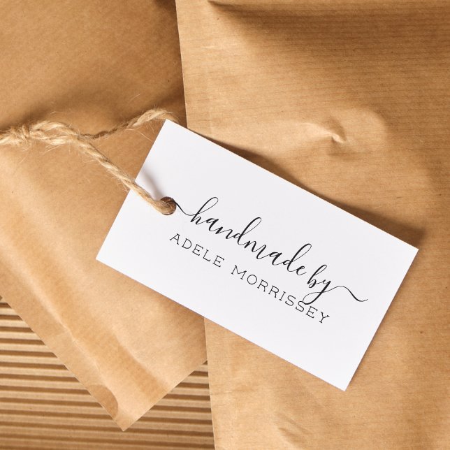 Elegant Personalised Handmade By Rubber Stamp (Creator Uploaded)