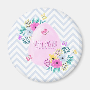 Elegant Personalised Happy Easter   Magnet