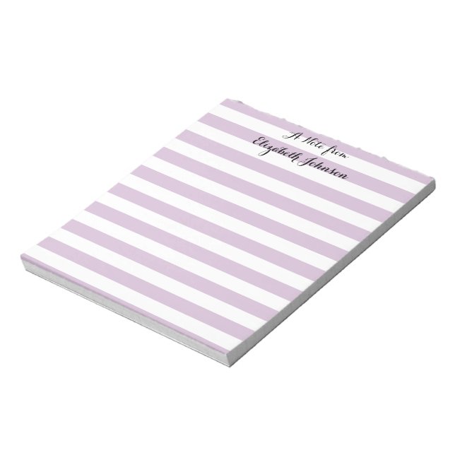 Elegant Personalised Kindergarten School Teachers Notepad (Rotated)