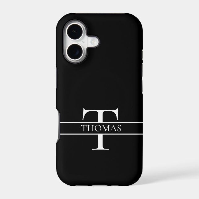 Elegant Personalised Monogrammed Custom Name (Back)