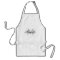 Elegant personalised name apron for men and women