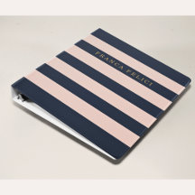 Elegant Personalised Navy & Champagne Gold Thesis