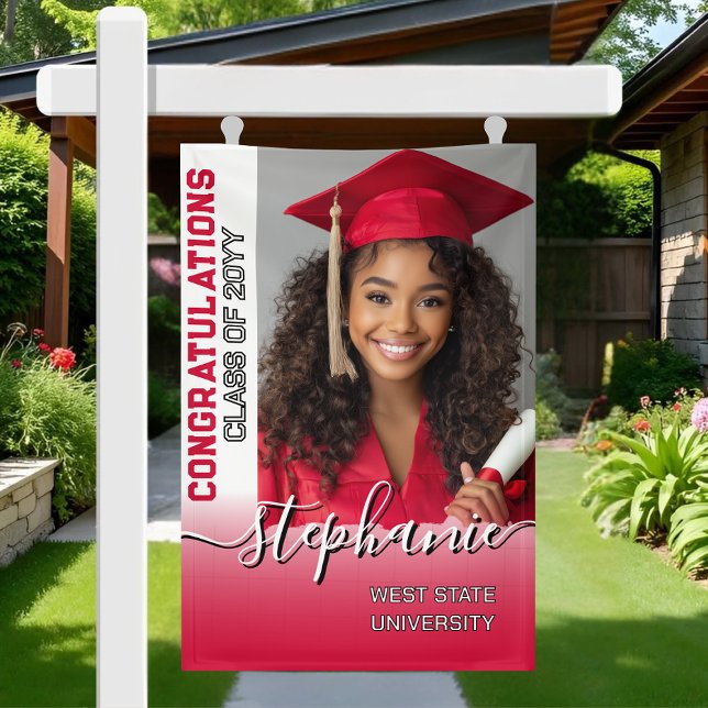 Elegant Personalised Photo Graduation  Banner (Creator Uploaded)