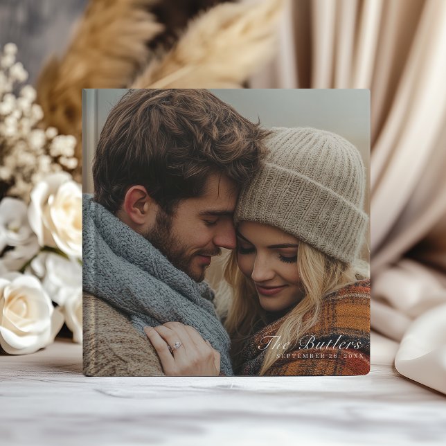 Elegant Personalised Photo Wedding  Guest Book (Creator Uploaded)