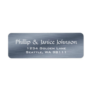 Elegant Personalised Stainless Steel Return