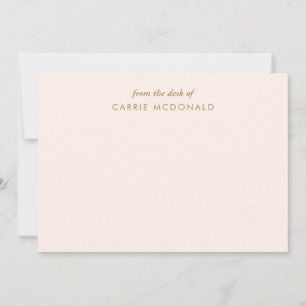 Elegant Personalised Stationery Card