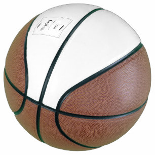 Elegant Personalised Wedding  Custom Modern Gift Basketball