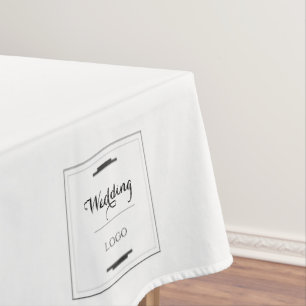 Elegant Personalised Wedding Custom Modern Gift Tablecloth