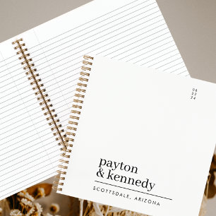 Elegant Personalised With Name Wedding Event Plan Notebook