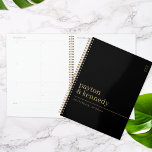 Elegant Personalised With Name Wedding Plan Event Planner<br><div class="desc">Introducing our Elegant Personalised With Name Wedding Plan Event, the epitome of sophistication and organisation for your special day. This custom wedding planner is meticulously crafted with a timeless black and gold colour scheme, exuding elegance and luxury that perfectly complements your wedding theme. Designed to simplify your wedding planning journey,...</div>