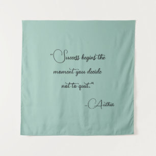 Elegant Personalised Your Favourite Quote Tapestry