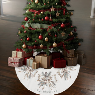 Elegant Personalized Christmas Tree Skirt