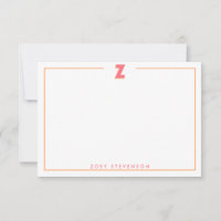 Elegant Personalized Monogram 3D Letter Z Initial
