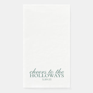 Elegant Personalized Wedding Guest Towels  Napkin