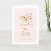 Elegant Petals and Prosecco Bridal Shower Folded